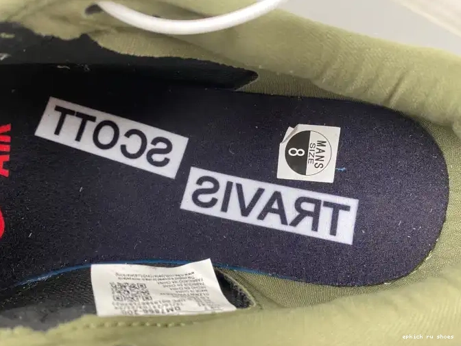 Cheap MEDIUM 1 TRAVIS JORDAN OLIVE LOW DM7866-200 X AIR SCOTT OG 0505